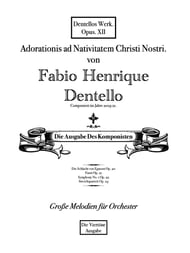 Adorationis ad Nativitatem Christi Nostri Op. 12 SATB choral sheet music cover Thumbnail